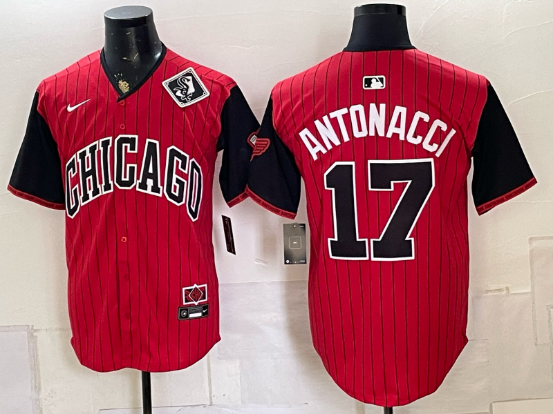 Men 2026 Chicago White Sox #17 Antonacci red Game Nike MLB Jersey 080806->chicago white sox->MLB Jersey